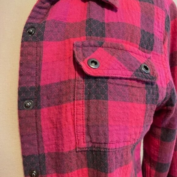 Prana Bridget Lined Pink Flannel Size Small - Picture 7 of 9